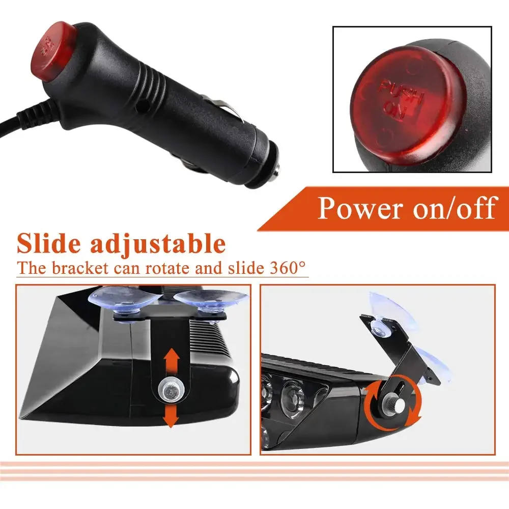 مصباح تحذير طوارئ LED للزجاج ا - مراجعة Sos Light Strobe وسعره